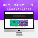 WordPress主题RiPro极致简约多元美化版[更新至v1.5]ripro子主题